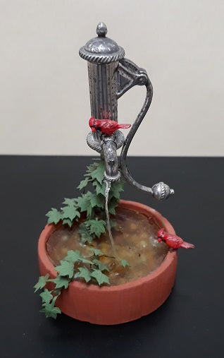 Water Pump with Birds