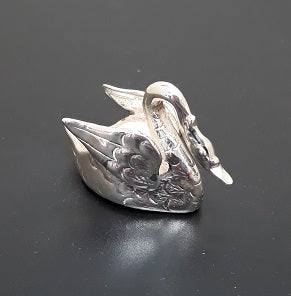 Swan Silver Bowl