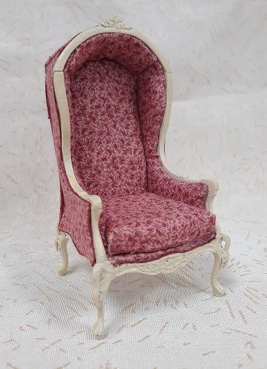 CRH373, Hooded Porter Chair, Cream