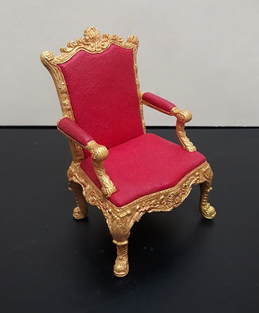 CCB0153, Giltwood Rococo Chair, Resin