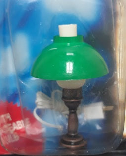 Table Lamp with Green Shade