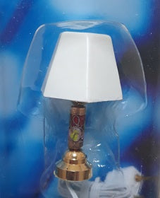 Table Lamp, Gold Floral