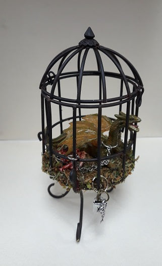 Dragon Cage with Dragon, Small