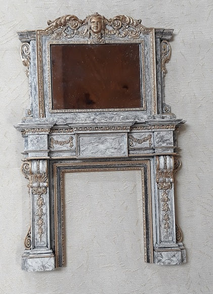 Georgian Fireplace Set with Mirror