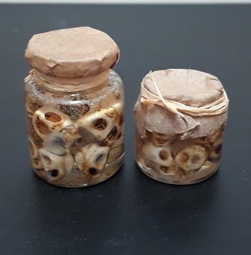 Potion Bottle Filled with Skulls