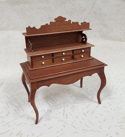 Writing Desk with Drawers, Cherry