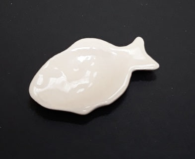 White Ceramic Fish Platter