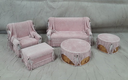 Southwest Suede Living Room Set, 5pc