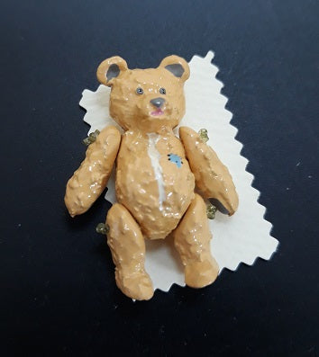 Antique Light Brown Teddy Bear, Handpainted