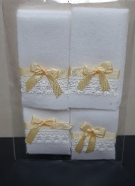 Bath Towels, Yellow Bow