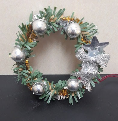 Christmas Wreath, Silver Star