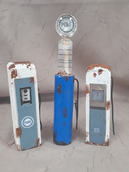 Old Gas Pumps, Assorted