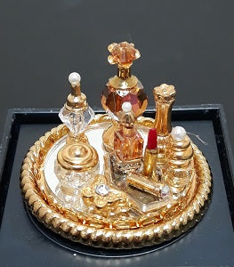 Perfume Tray, Jasmine, Gold