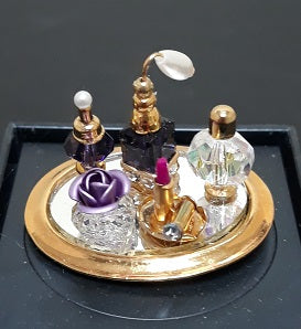 Perfume Tray, Purple Velvet