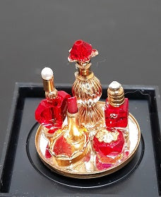 Perfume Tray, Sweet Heart, Red