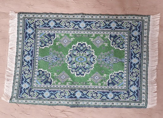 Rug, Oriental, Large, Green, Navy