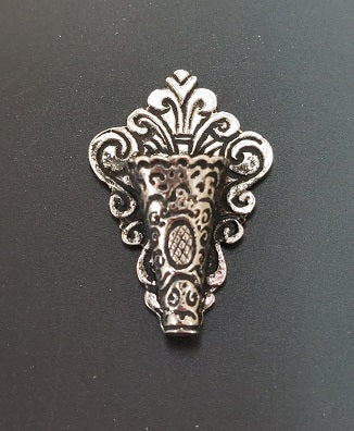 Wall Pocket Vase, Silver