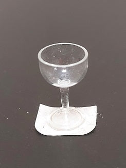 Large Stem Goblet, Clear Glass