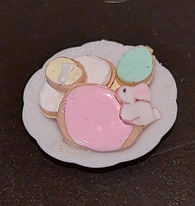 Plate of Easter Cookies