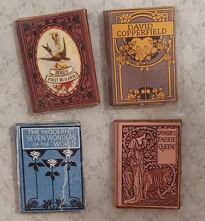 Book Set, Art Nouveau, 4pc