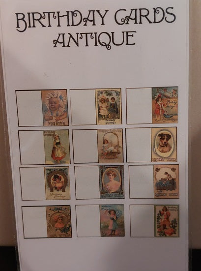 Antique Birthday Card Kit