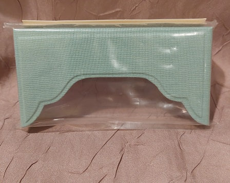 Upholstered Cornice, Mint Green