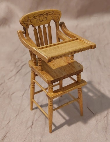 Vintage Highchair, Golden Oak