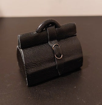 Doctor Bag, Black Leather