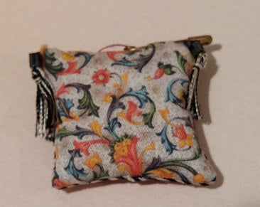 Silk Pillow with Tassels