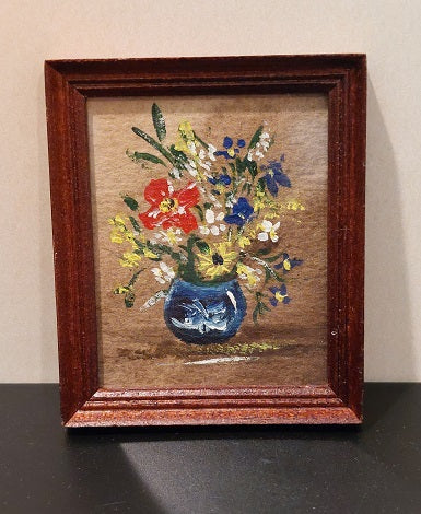 Framed Floral Painting