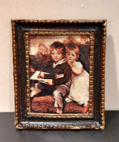 Framed Print, Vintage 2 Children