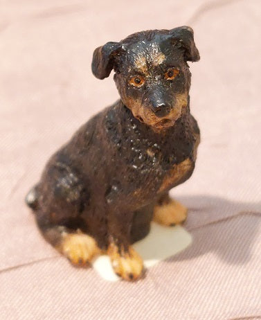 1/2" Scale Rottweiler Dog