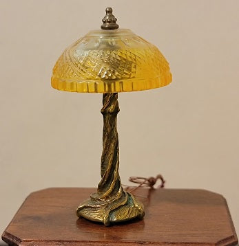 Crystal Desk Lamp, Amber