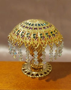 Tiffany Lamp with Crystals