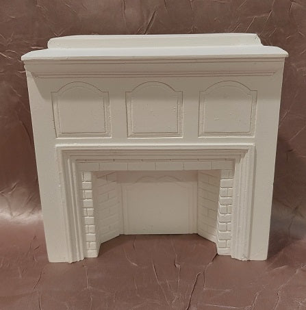 Salem Corner Fireplace, White