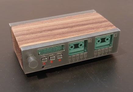 Retro Cassette Tape Deck, Walnut