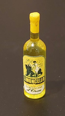 Limocello Liquor Bottle, Italian