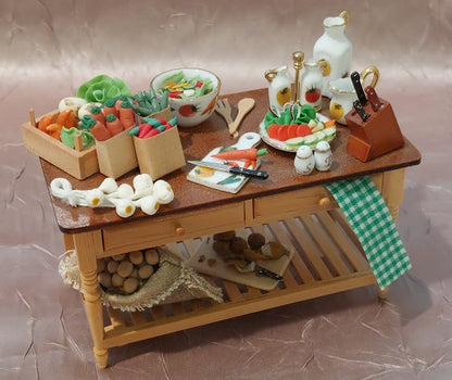 Vegetable Table Set Up