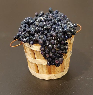 Bushel Basket of Concord Grapes