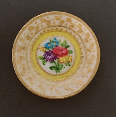 Plate, Meisser Style, Floral