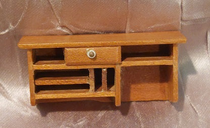 1/2" Scale Cubby Wall Shelf