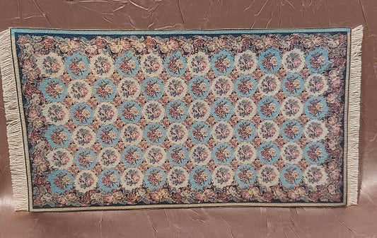 CBS036, Rug, Rectangle, Blue, Cream, Pink