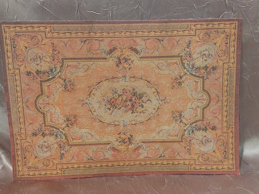 Rug, Rectangle, Peach/Pink