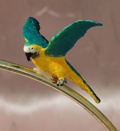 Macaw Flight Bird, Green, Yellow