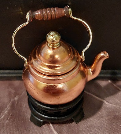 Kettle with Warmer, Copper