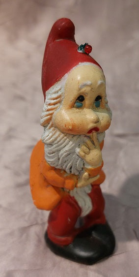 Garden Gnome, Orange, Red