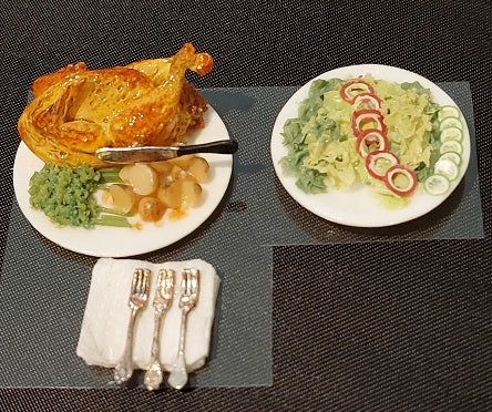 Chicken Dinner with Salad Set