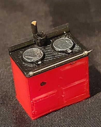 1/4" Scale Aga Stove, Red