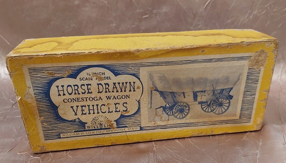 1/2" Scale Horse Drawn Conestoga Wagon Kit, 1940