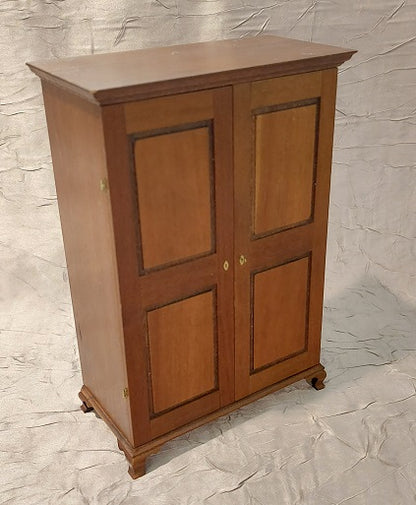 Clothes Closet with Drawers, Walnut